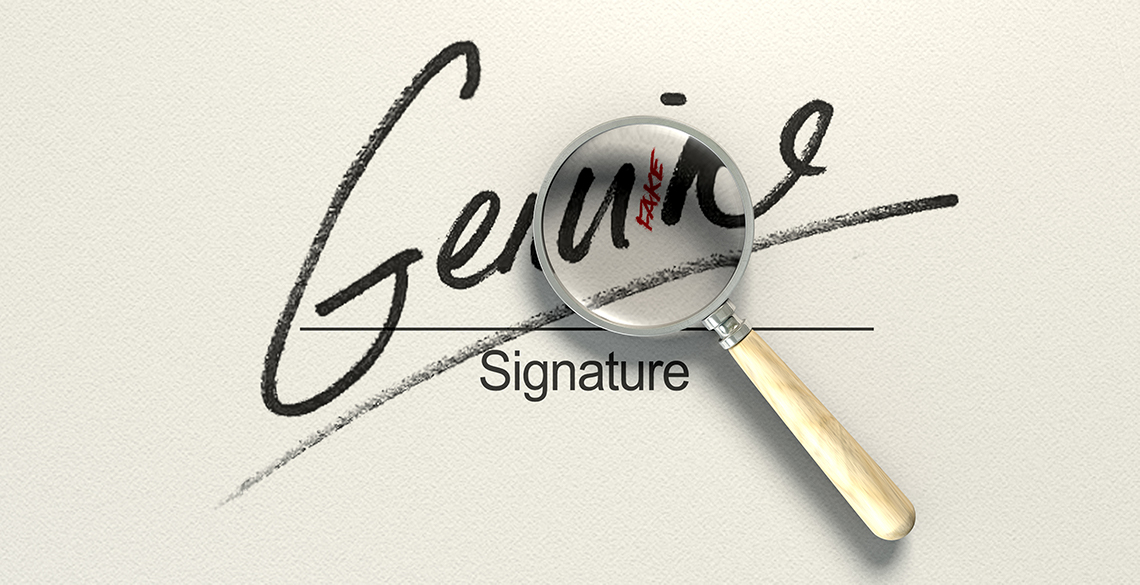 AI Forensic Fraud is the latest technology for signature verification. 