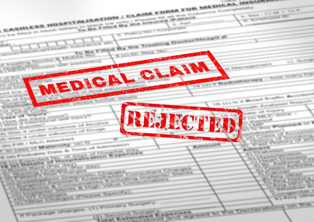  Medical claims are often "rejected" or "denied" when improperly coded. 