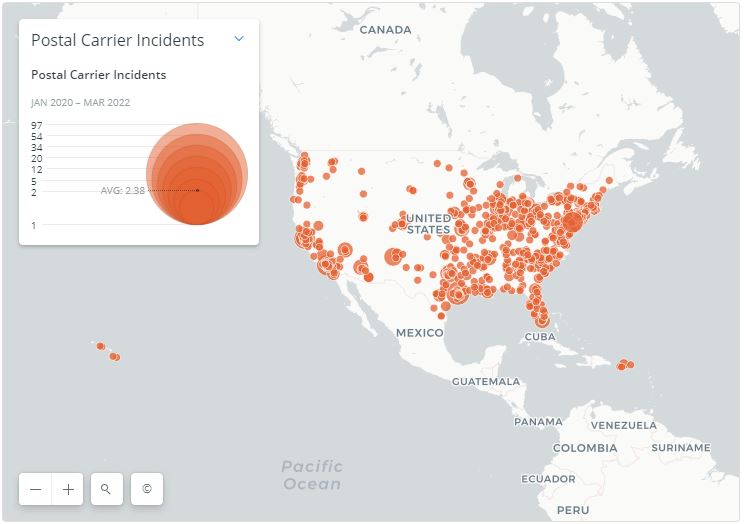 Postal Carrier Incidents