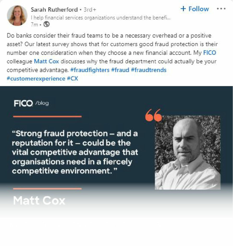 Fraud Awareness Week Highlighted on LinkedIn – OrboGraph