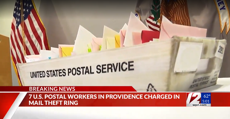 Yahoo News 7 RI Postal Wrokers Charged Mail Theft