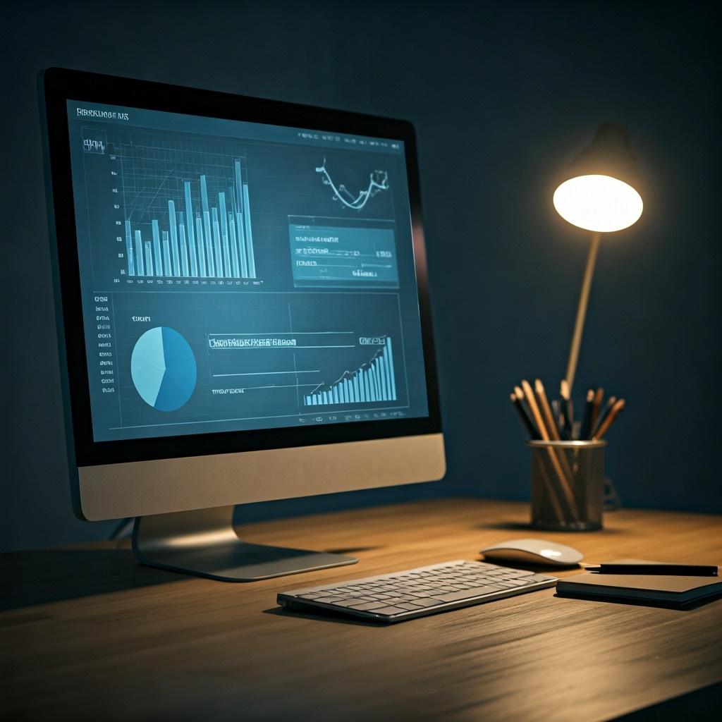 Business,Check,Being,Analyzed,On,Computer,Screen