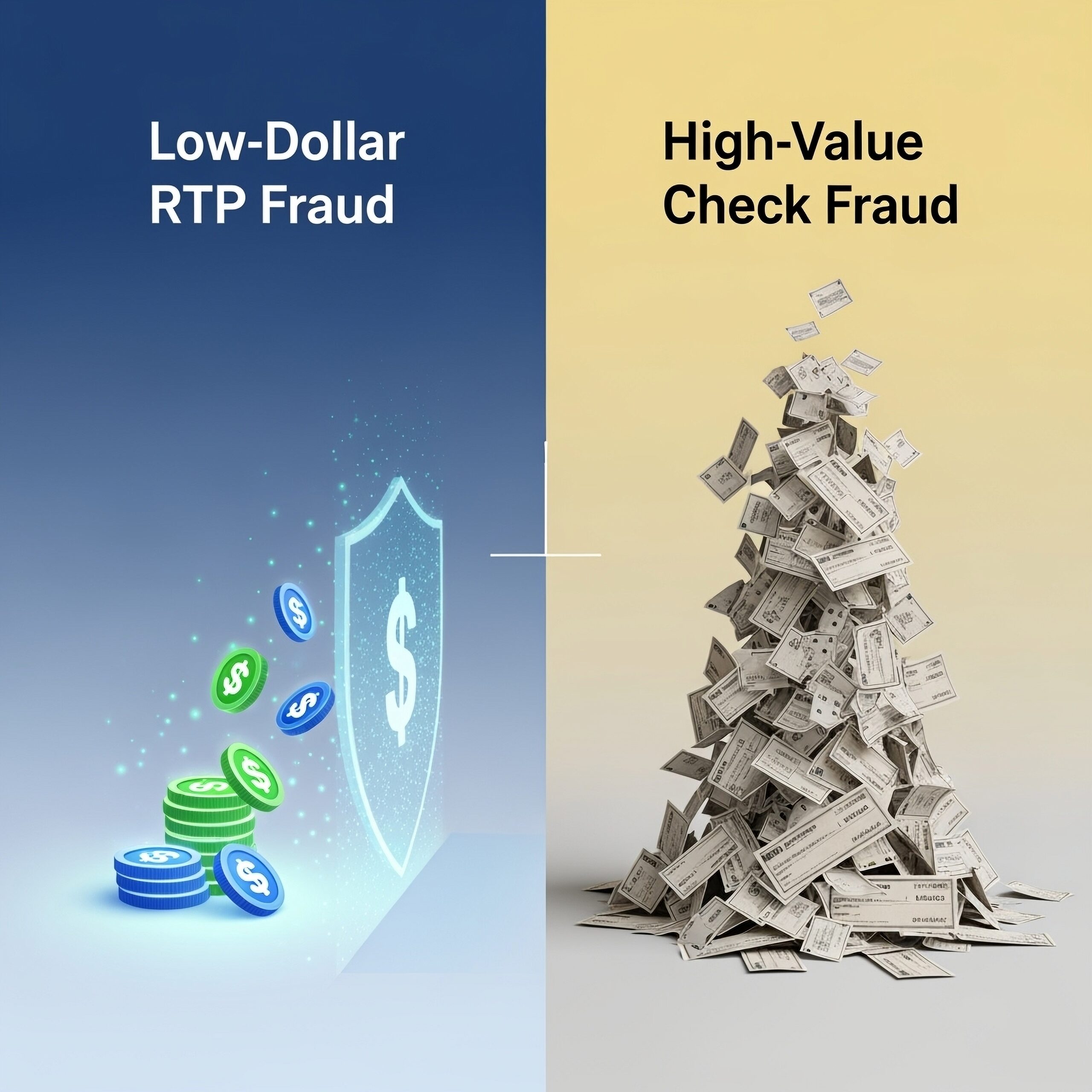 Conceptual,Financial,Fraud,Illustration,Showing,Contrast,Between,Real-time,Payments,(rtp)